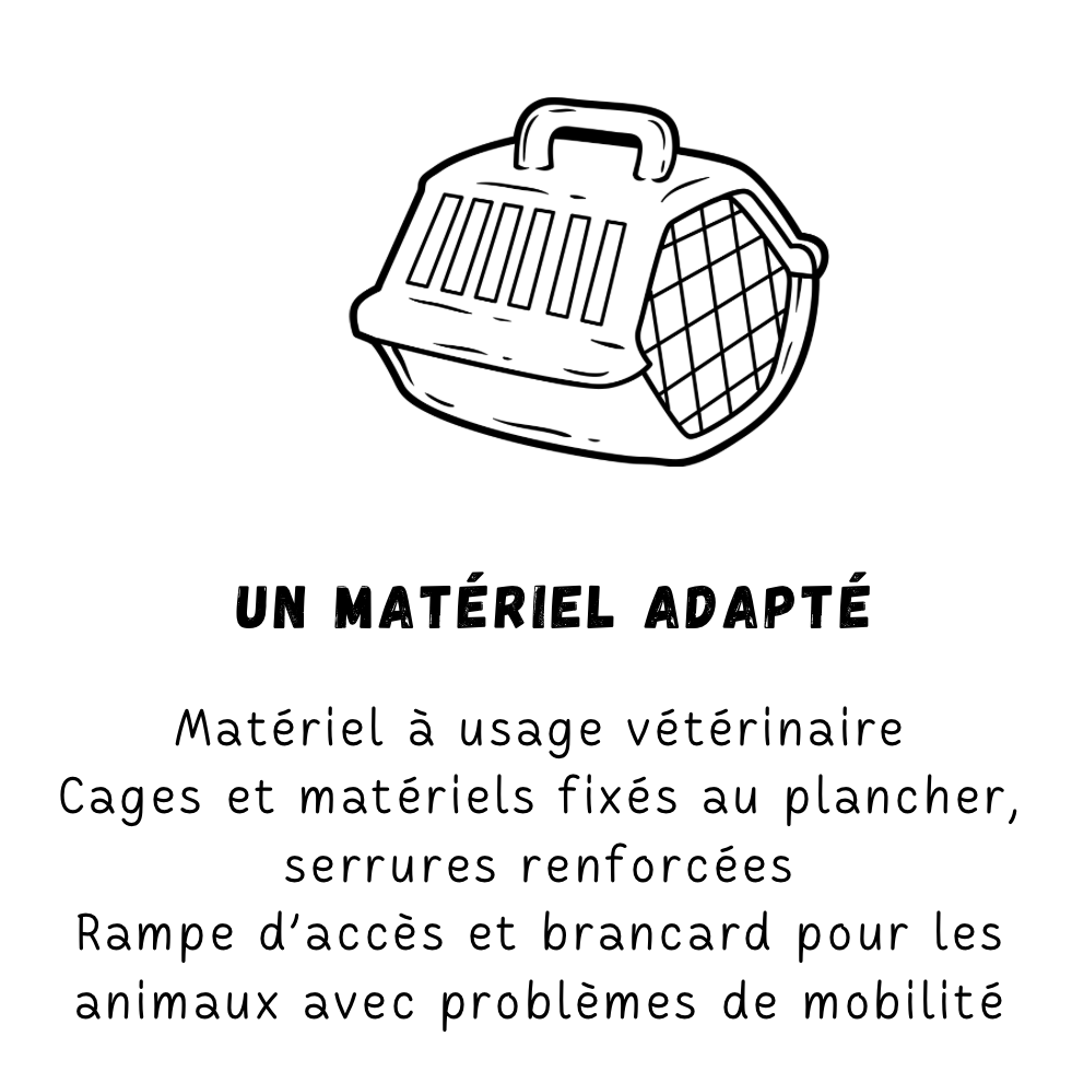 Transport : Matériel adapté